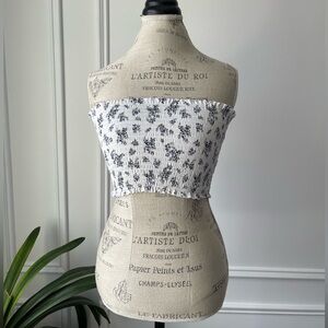 3/22 🧡 Garage floral prints tube top